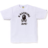 APE CROSSBONE COLLEGE TEE MENS