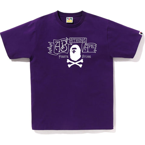 APE CROSSBONE LOGO TEE MENS