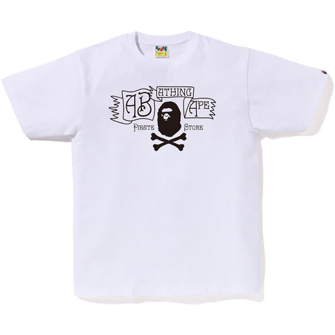 APE CROSSBONE LOGO TEE MENS