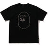 MR. BATHING APE EMBROIDERY TEE MENS