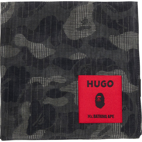 HUGO X MR. BATHING APE POCKET SQUARE MENS