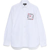 MR. BATHING APE EMBROIDERY BD SHIRT MENS