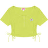 APEE DRAWSTRING SIDES CROPPED TOP LADIES