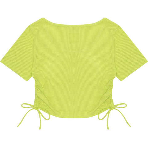 APEE DRAWSTRING SIDES CROPPED TOP LADIES