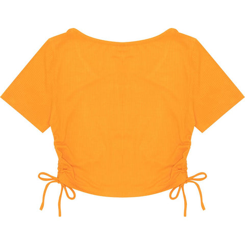 APEE DRAWSTRING SIDES CROPPED TOP LADIES