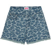 APEE BITE FLIP PATTERN DENIM SHORTS #1 LADIES