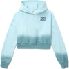 APEE DIP DYE CROPPED HOODIE LADIES