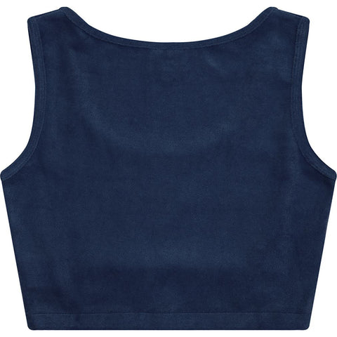 TOWELLING CROP TANK TOP L