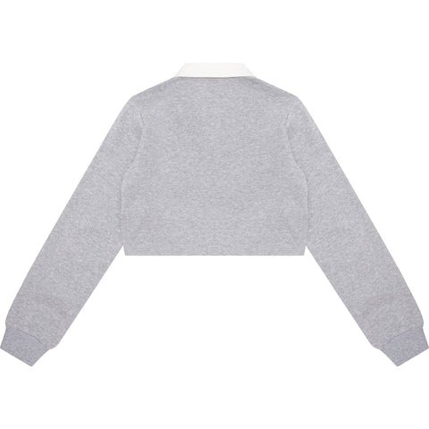 APEE CROPPED POLO SWEATSHIRT LADIES