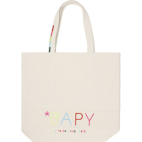 BAPY EMBROIDERED TOTE BAG LADIES