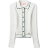 BAPY RIBBED CARDIGAN LADIES