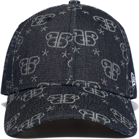 BAPY NEW ERA MONOGRAM CAP LADIES