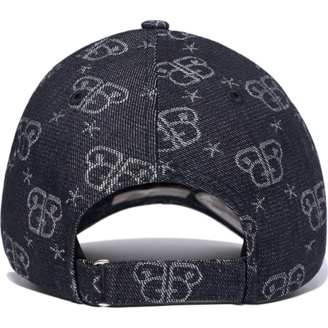 BAPY NEW ERA MONOGRAM CAP LADIES