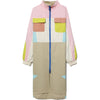 BAPY COLOR BLOCK ANORAK COAT LADIES