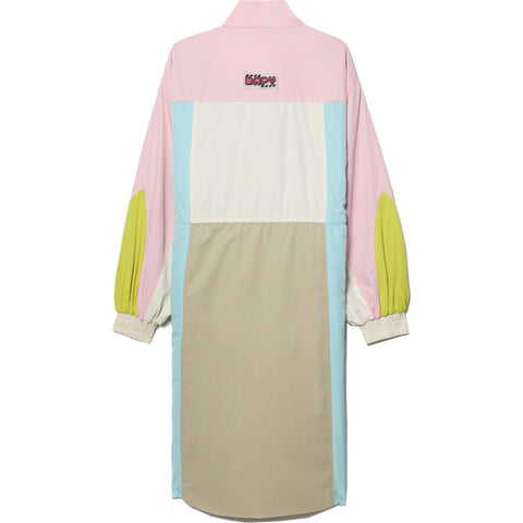 BAPY COLOR BLOCK ANORAK COAT LADIES