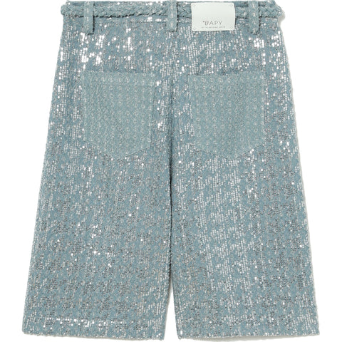 BAPY SEQUINS DENIM CULOTTE LADIES