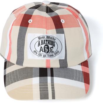 BAPE CHECK PANEL CAP MENS