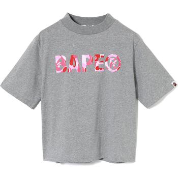 ABC BAPE MOCK NECK WIDE TEE LADIES