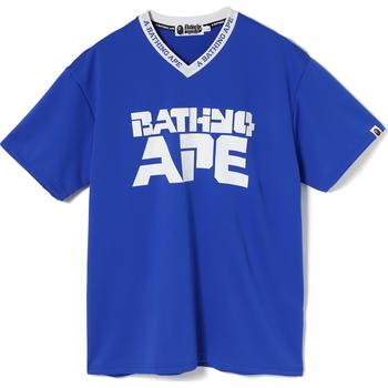 RELAXED V NECK JERSEY TEE MENS
