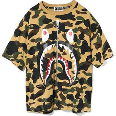 1ST CAMO GLITTER 2ND SHARK OVERSIZED TEE LADIES