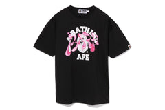 MARBLE CAMO LIQUID COLLEGE TEE LADIES