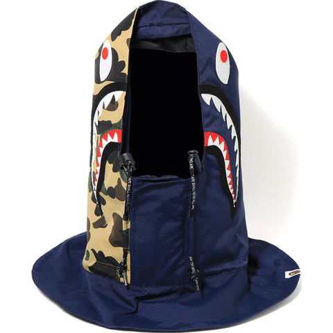 1ST CAMO SHARK FACE MASK HOODIE MENS