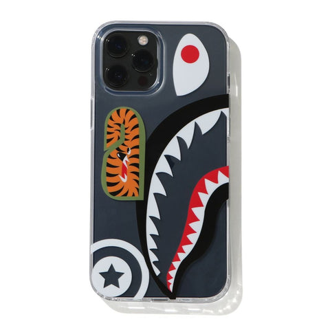 SHARK IPHONE 12 / 12 PRO CLEAR CASE MENS