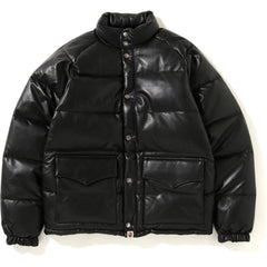 LEATHER CLASSIC DOWN JACKET MENS