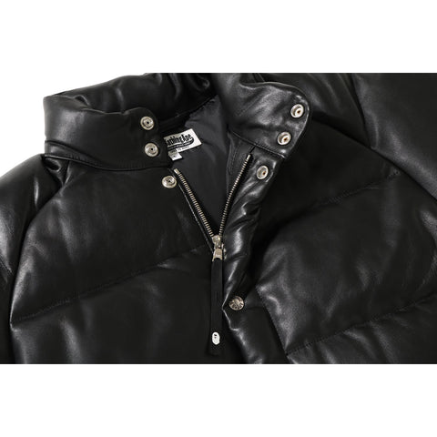 LEATHER CLASSIC DOWN JACKET MENS