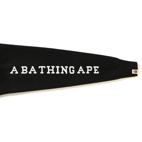 A BATHING APE WIDE KNIT MENS