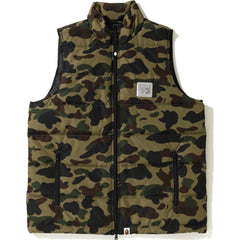 1ST CAMO DOWN VEST MENS