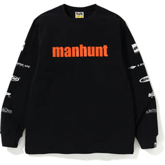 BAPE MANHUNT L/S TEE MENS