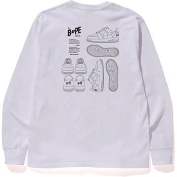 BAPE STA ILLUSTRATION L/S TEE MENS