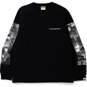 BAPE GHOST L/S TEE MENS
