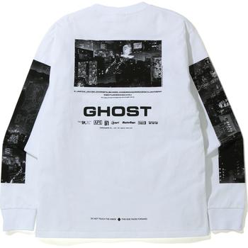 BAPE GHOST L/S TEE MENS