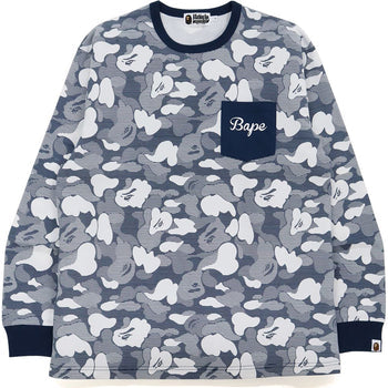 STRIPE ABC CAMO RELAXED FIT POCKET L/S TEE MENS