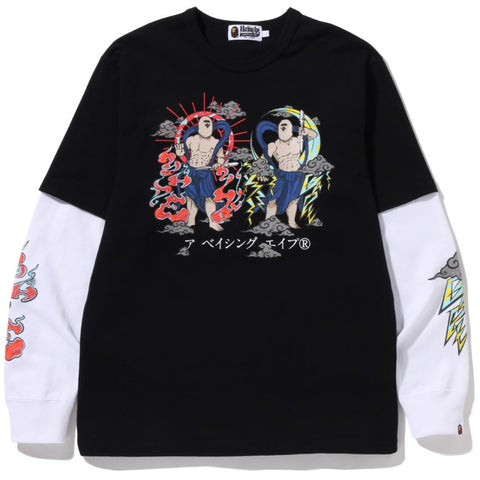 JAPAN GUARDIANS LAYERED HEAVY WEIGHT L/S TEE MENS