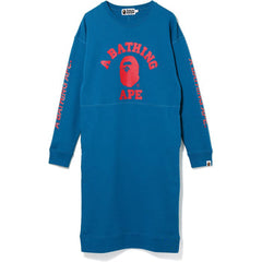 COLLEGE SWAROVSKI CREWNECK ONEPIECE LADIES