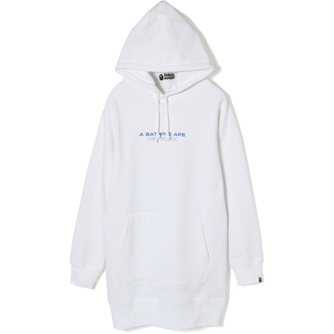 BAPE NETWORK PULLOVER HOODIE ONEPIECE LADIES