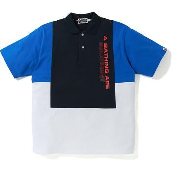 COLOR BLOCK RELAXED POLO MENS
