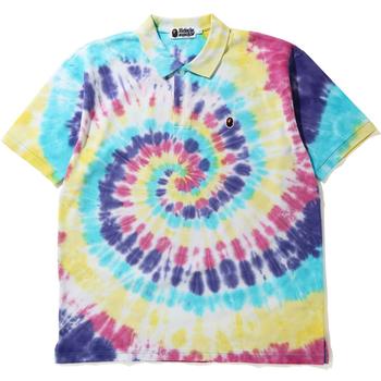 RELAXED TIE DYE POLO MENS