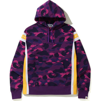 COLOR CAMO LOGO TAPE PULLOVER HOODIE MENS