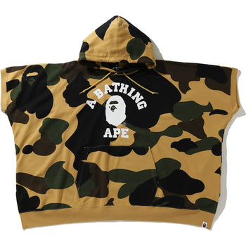 1ST CAMO COLLEGE PONCHO PULLOVER HOODIE MENS
