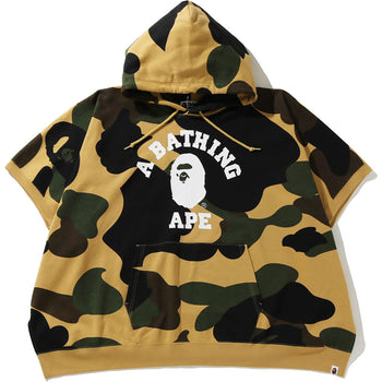 1ST CAMO COLLEGE PONCHO PULLOVER HOODIE MENS