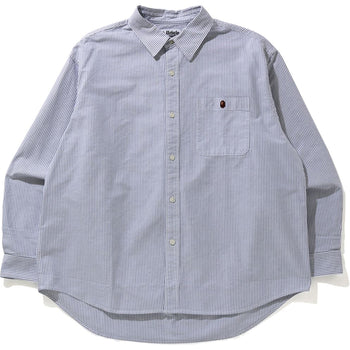 STRIPE ONE POINT LOOSE FIT SHIRT MENS