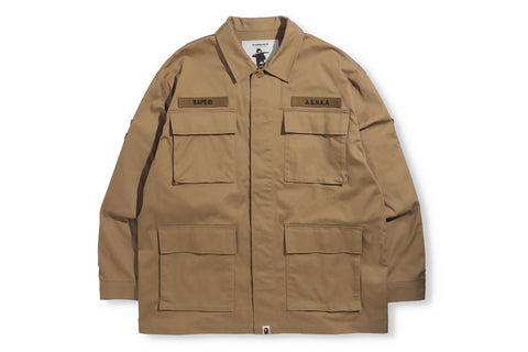 RELAXED FIT MILITARY SHIRT MENS