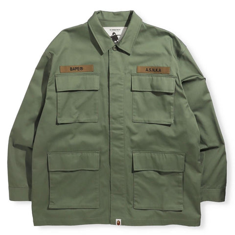 RELAXED FIT MILITARY SHIRT MENS