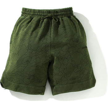LINE 1ST CAMO WASHED SWEAT WIDE FIT BASKETBALL SHORTS MENS