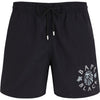 BAPE BLACK X VILEBREQUIN LOGO EMBORODERY SWIMMING SHORTS MENS