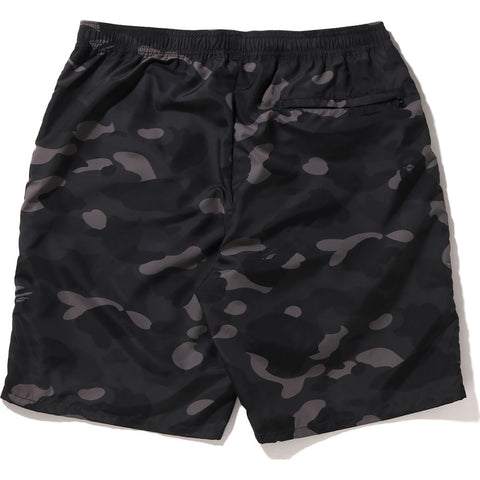 COLOR CAMO SHARK BEACH SHORTS MENS